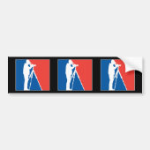 メジャーリーグの鳥類捕獲人 バンパーステッカー (正面)