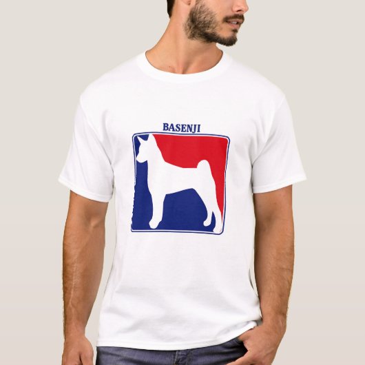 メジャーリーグのBasenjiのTシャツ Tシャツ (正面)