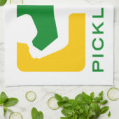 "メジャーリーグPickleball"はタオルを遊ばします キッチンタオル (折り畳み)