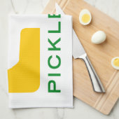 "メジャーリーグPickleball"はタオルを遊ばします キッチンタオル (四つ折り)