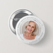 メジャー写真を超え恋しく思た言葉を超えて愛される 缶バッジ (正面&裏面)