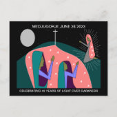 メジュゴリエ42年記念はがき ポストカード (正面)