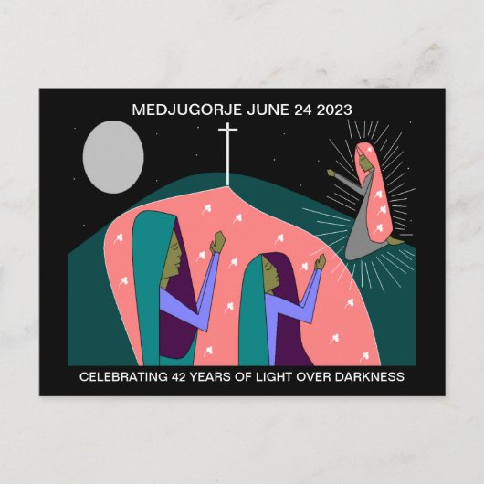 メジュゴルイエ 42周年 ポストカード (正面)