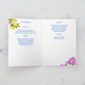 メジ地中海のリカのタイルの誕生日パーティー 招待状 (内部)