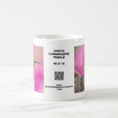 メスのアナのハチドリのマグ コーヒーマグカップ (中央)