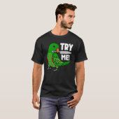 メスのエクレクタスのナイフでオウムを試す Tシャツ (正面フル)