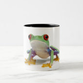 メスのカエル2 ツートーンマグカップ (中央)