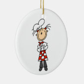 メスのシェフ セラミックオーナメント (右)