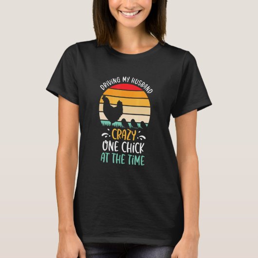メスのニワトリの飼い主 Tシャツ (正面)