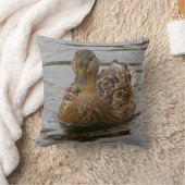 メスのマガモ クッション (ブランケット)