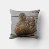 メスのマガモ クッション (裏面)