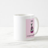 メスのランナーのための10Kお祝い コーヒーマグカップ (正面右)