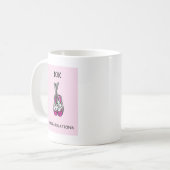 メスのランナーのための10Kお祝い コーヒーマグカップ (正面左)