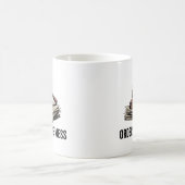 メスの中の秩序 | 法的な混乱ジョーク コーヒーマグカップ (中央)