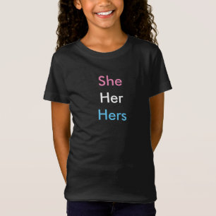 メスの代名詞のトランス・ジェンダーかIntersex 2 Tシャツ