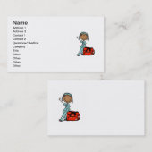 メスの呼吸療法士かEMT 名刺 (正面/裏面)