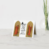 メスの家族のための悔やみや弔慰カード サンキューカード (正面)