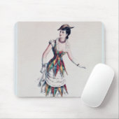 メスの道化師のためのデザイン、c.1880を着せて下さい マウスパッド (マウス)