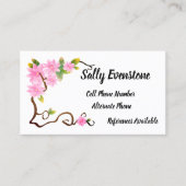 メスの10代の若者は名刺を働かせます 名刺 (正面)