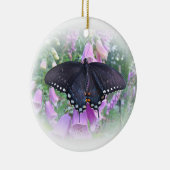 メスのSpicebushのアゲハチョウの蝶 セラミックオーナメント (右)