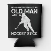 メスはホッケーの老人を過小評価しない 缶クーラー (正面)