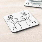 メスアートイラストレーションサンダー_コーブ コースター (左側)