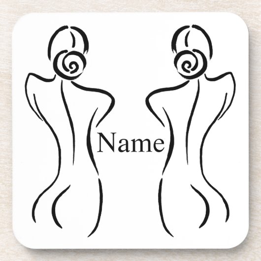 メスアートイラストレーションサンダー_コーブ コースター (正面)