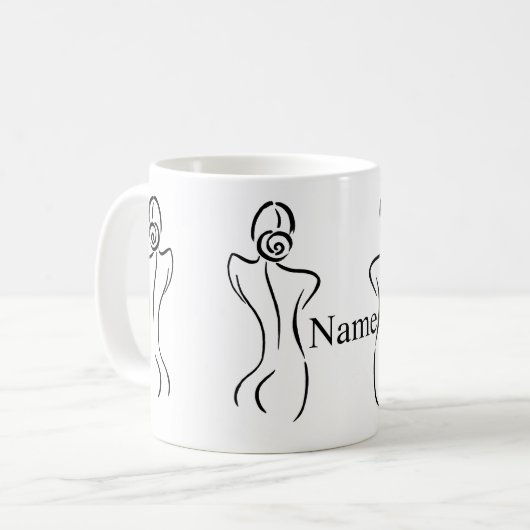 メスアートイラストレーションサンダー_コーブ コーヒーマグカップ (正面左)