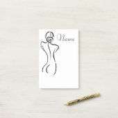 メスアートイラストレーションサンダー_コーブ ポストイット (デスク上)