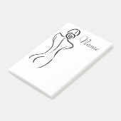 メスアートイラストレーションサンダー_コーブ ポストイット (アングル)