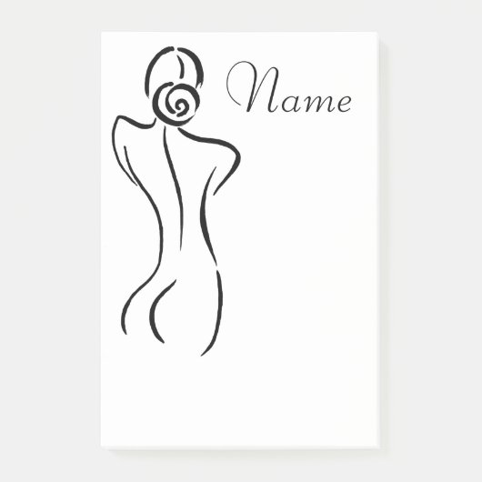 メスアートイラストレーションサンダー_コーブ ポストイット (正面)