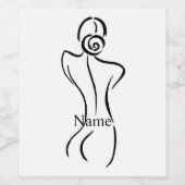 メスアートイラストレーションサンダー_コーブ ワインラベル (シングルラベル)