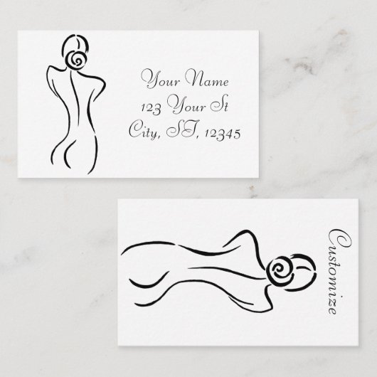 メスアートイラストレーションサンダー_コーブ 名刺 (正面/裏面)