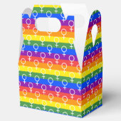 メスシンボルのレインボーパターン フェイバーボックス (オープン)