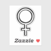 メスシンボル シール (シート)