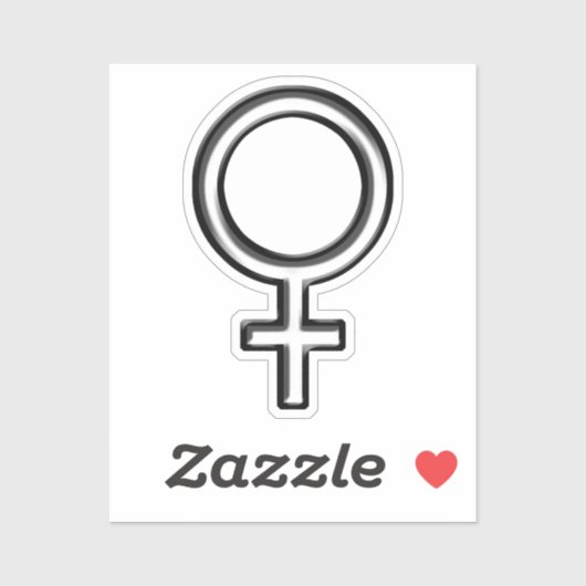 メスシンボル シール (シート)