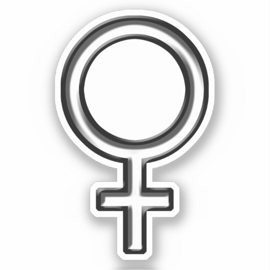 メスシンボル シール (正面)