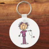 メススティックフィギュアナース キーホルダー (正面)