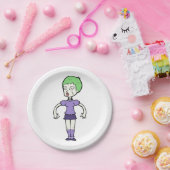 メスゾンビ紙プレート ペーパープレート (パーティー)