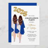 メスツインズエクセシションパーティー招待状 招待状 (正面/裏面)