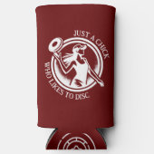 メスディスパーソナライズされたクゴルフ スリム缶クーラー (正面)