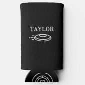 メスディスパーソナライズされたクゴルフ スリム缶クーラー (裏面)