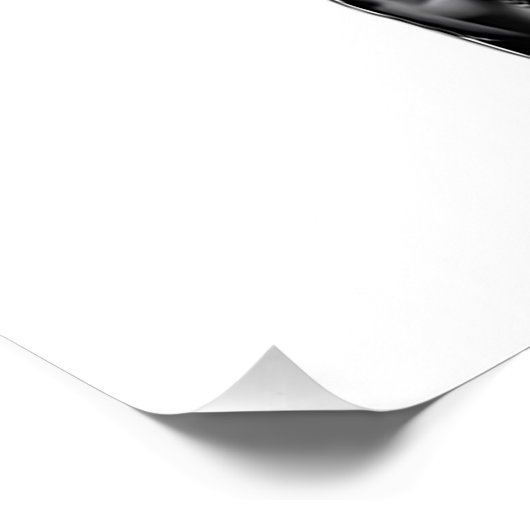 メスフィットネスアイコン – フロントビューバーベルスクワット ポスター (コーナー)