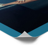 メスフィットネスモデルスプリットThunder_Cove ポスター (角)