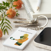 メスフィットネスモデルボクシングThunder_Cove キーホルダー (正面右)