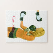 メスフィットネスモデルボクシングThunder_Cove ジグソーパズル (横)