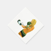 メスフィットネスモデルボクシングThunder_Cove スタンダードカクテルナプキン (角)