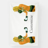 メスフィットネスモデルボクシングThunder_Cove 横断幕 (縦)