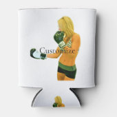 メスフィットネスモデルボクシングThunder_Cove 缶クーラー (正面)