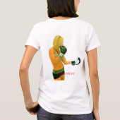 メスフィットネスモデルボクシングThunder_Cove Tシャツ (裏面)